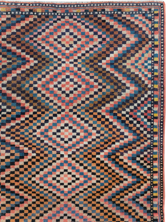 Vintage Persian Mahal Rug, No.28060 - Galerie Shabab