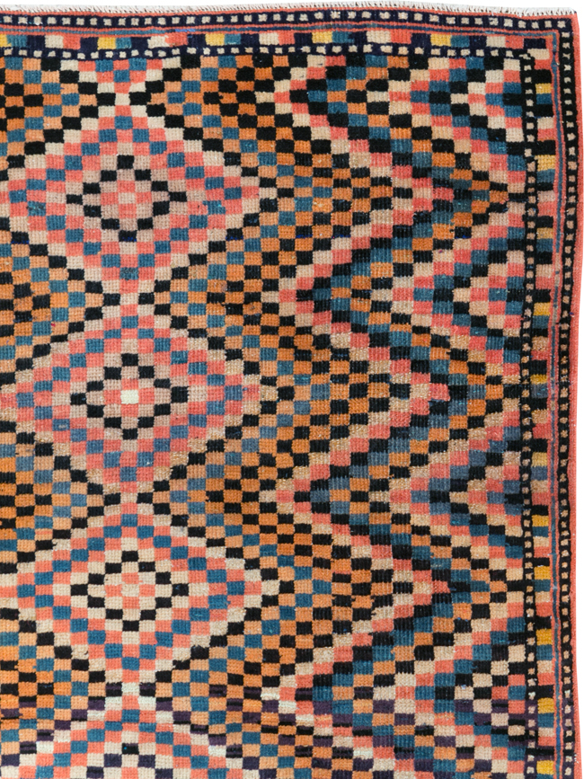 Vintage Persian Mahal Rug, No.28060 - Galerie Shabab