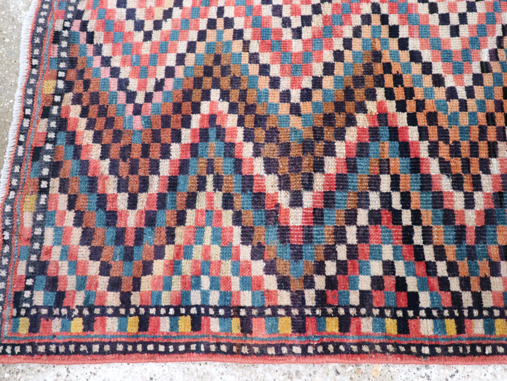 Vintage Persian Mahal Rug, No.28060 - Galerie Shabab