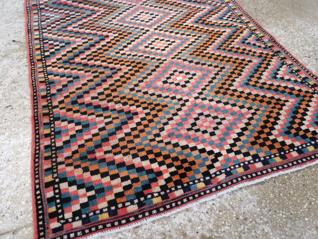Vintage Persian Mahal Rug, No.28060 - Galerie Shabab