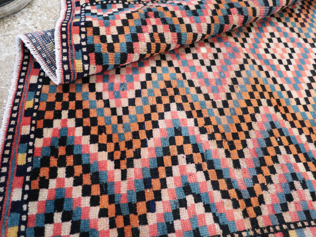 Vintage Persian Mahal Rug, No.28060 - Galerie Shabab