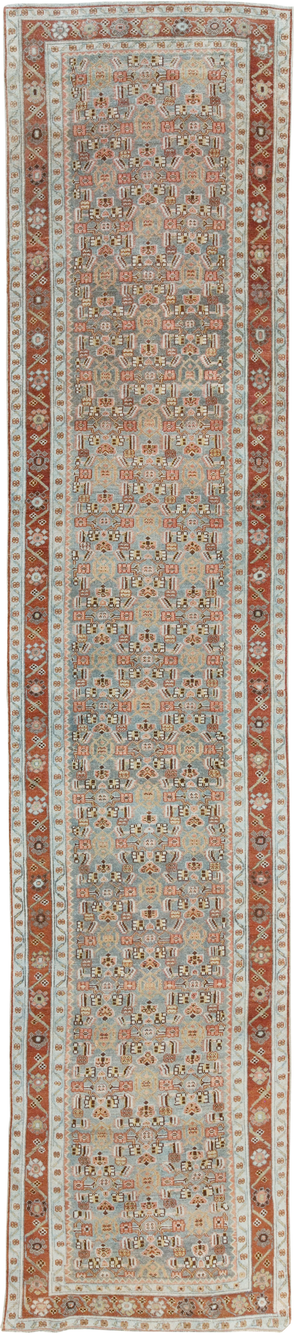 Vintage Persian Malayer Runner, No.28066 - Galerie Shabab