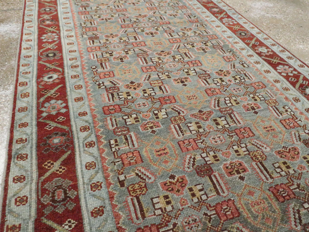 Vintage Persian Malayer Runner, No.28066 - Galerie Shabab