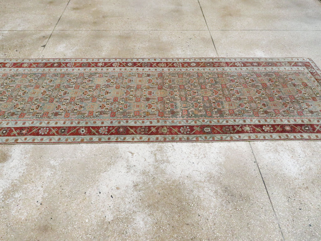 Vintage Persian Malayer Runner, No.28066 - Galerie Shabab