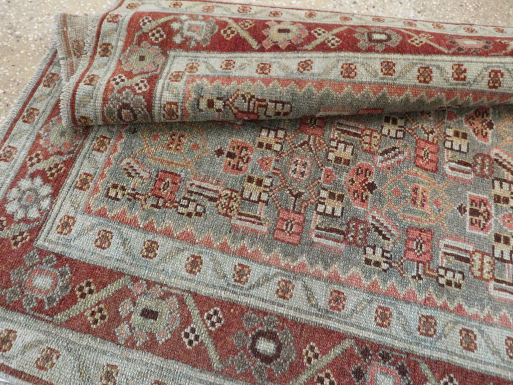 Vintage Persian Malayer Runner, No.28066 - Galerie Shabab