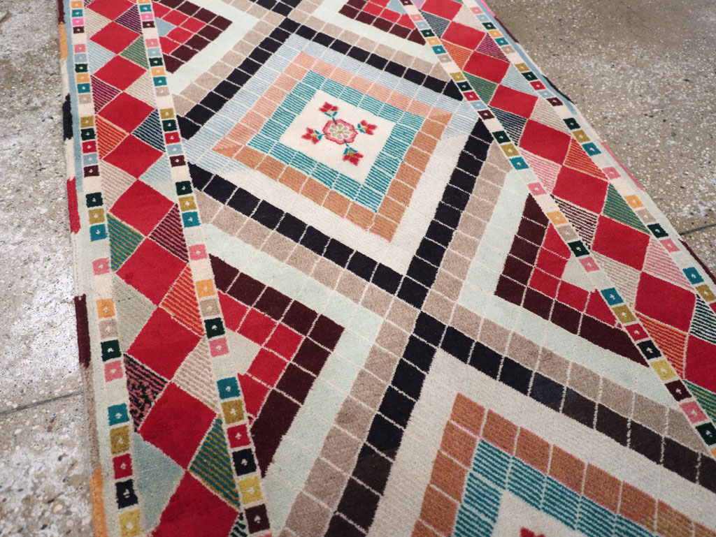 Vintage Persian Mashad Runner, No.28068 - Galerie Shabab