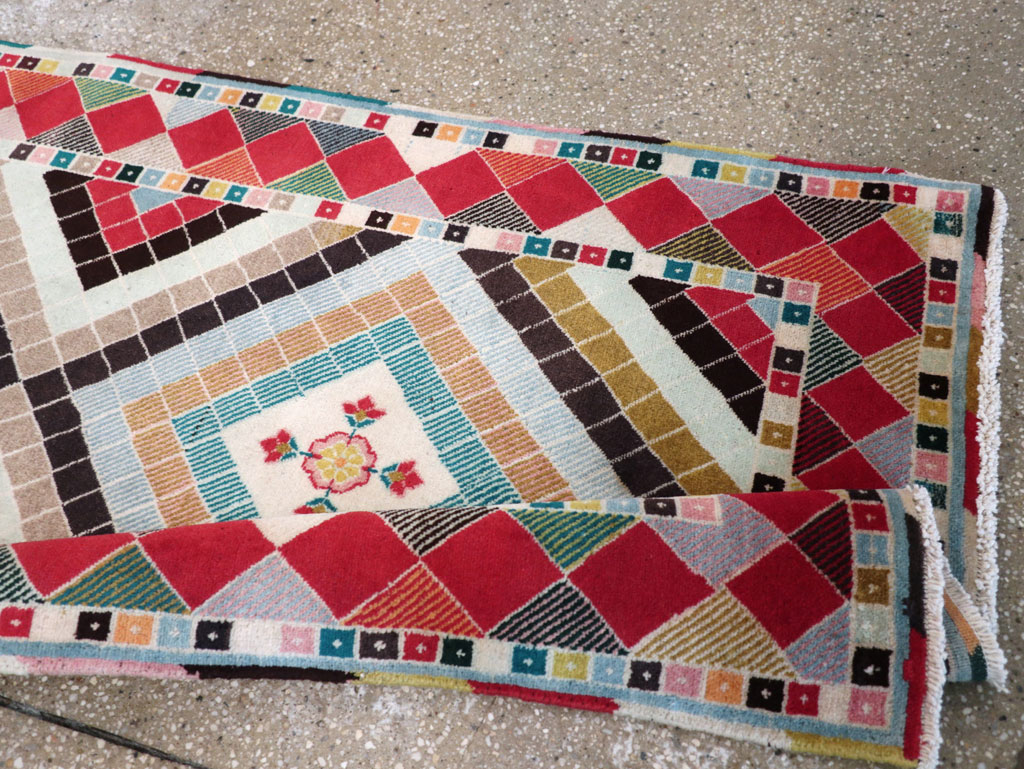 Vintage Persian Mashad Runner, No.28068 - Galerie Shabab