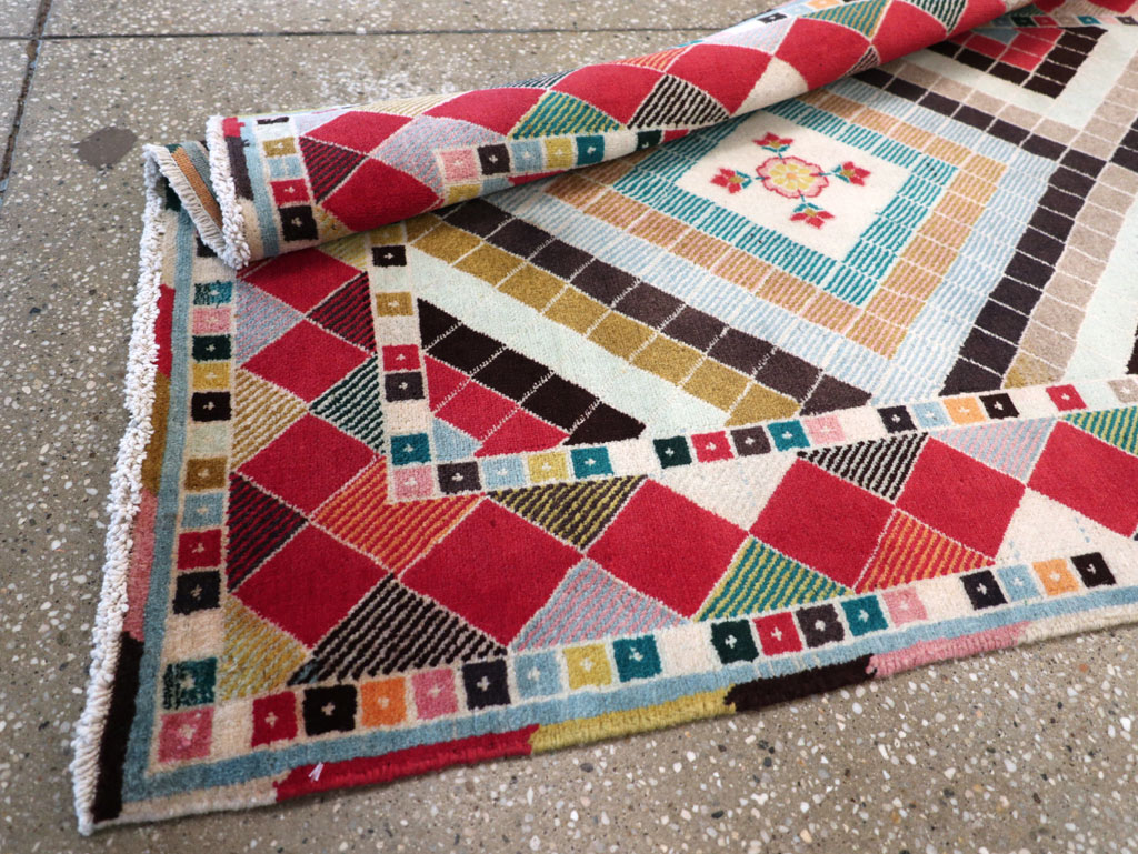 Vintage Persian Mashad Runner, No.28068 - Galerie Shabab