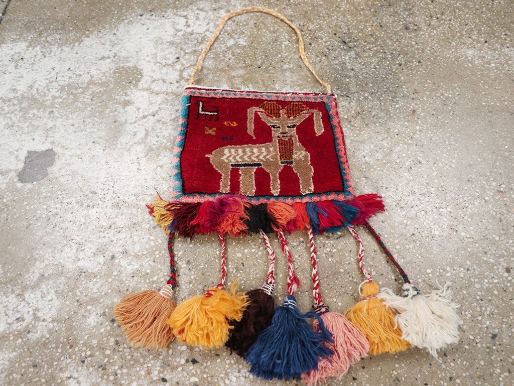 Vintage Persian Shiraz Bag Face, No.28075 - Galerie Shabab