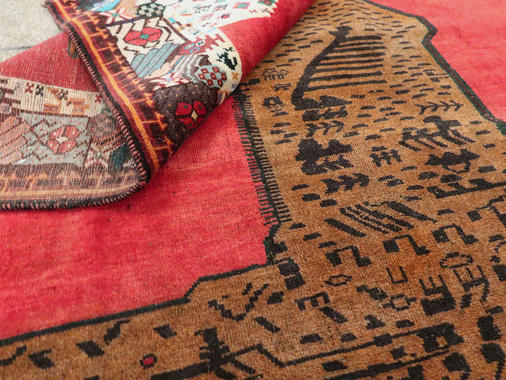 Vintage Pictorial Gabbeh Rug, No.28076 - Galerie Shabab