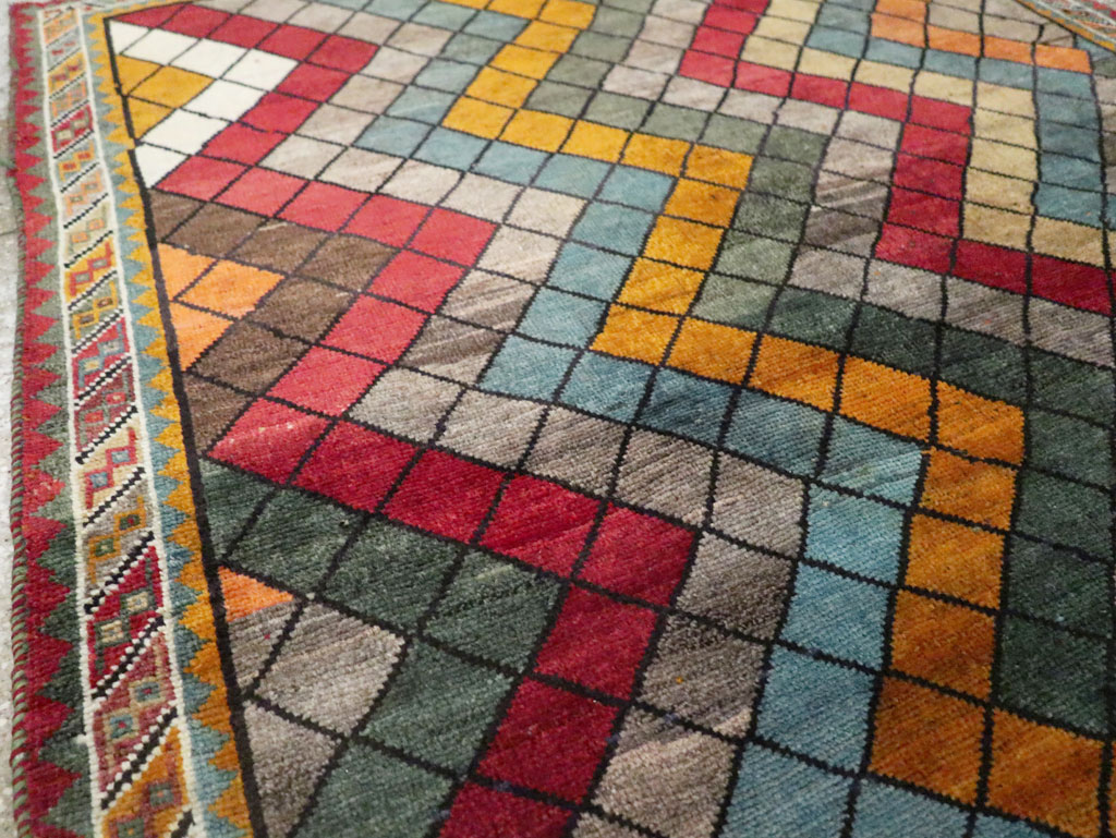 Vintage Persian Gabbeh Rug, No.28077 - Galerie Shabab