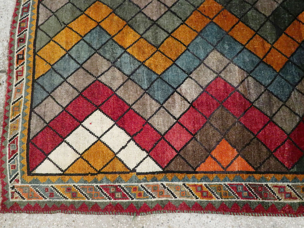 Vintage Persian Gabbeh Rug, No.28077 - Galerie Shabab