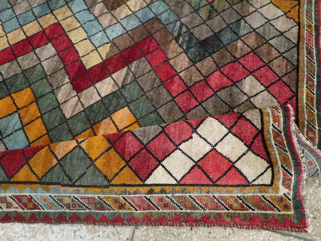 Vintage Persian Gabbeh Rug, No.28077 - Galerie Shabab