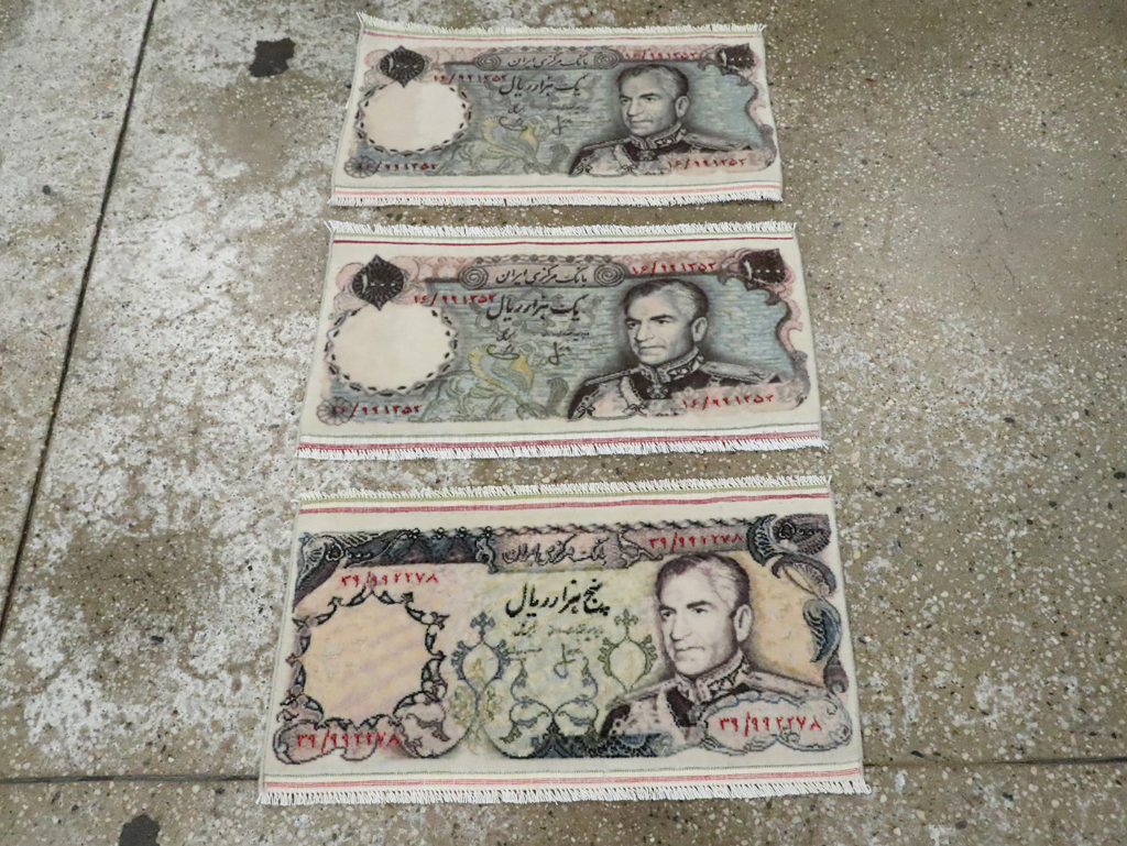 Vintage Persian Tabriz Pictorial Rug, No.28090 - Galerie Shabab