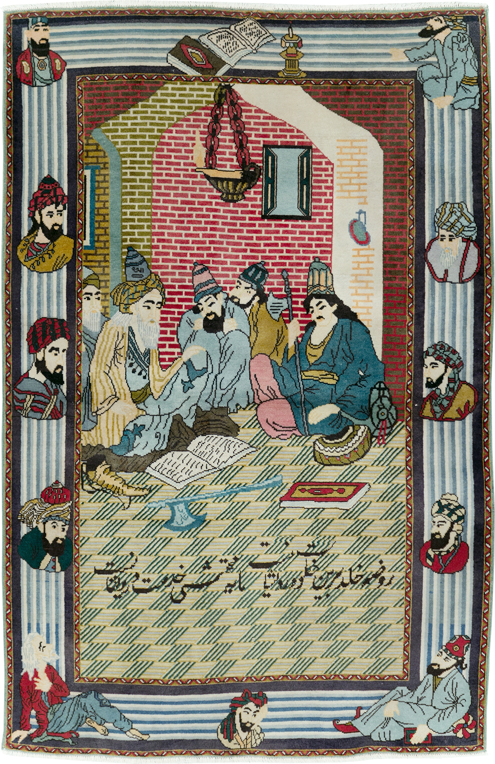 Vintage Persian Tabriz Rug, No.28095 - Galerie Shabab
