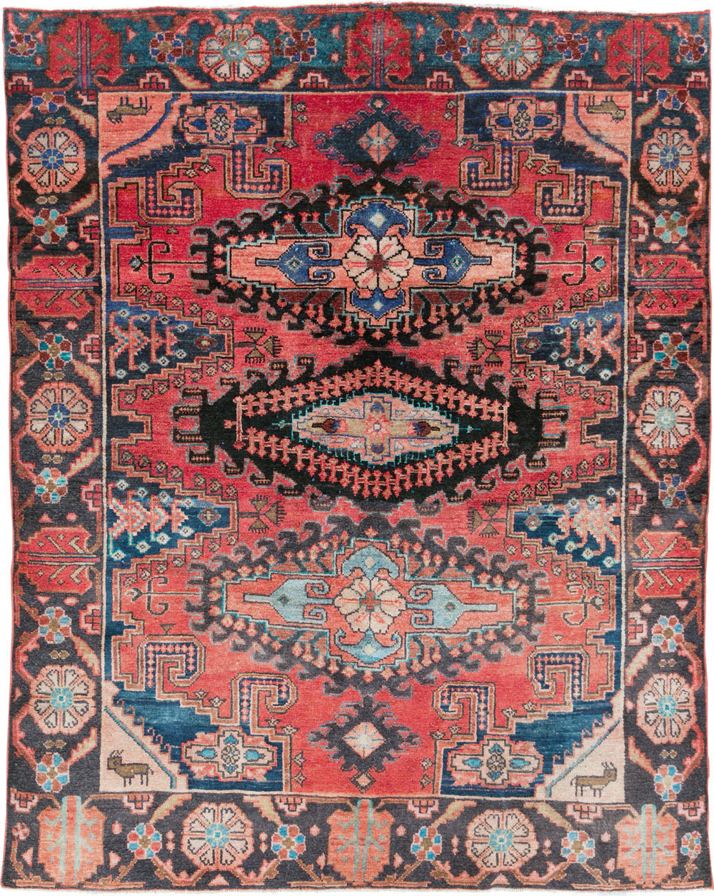 Vintage Persian Veece Rug, No.28108 - Galerie Shabab