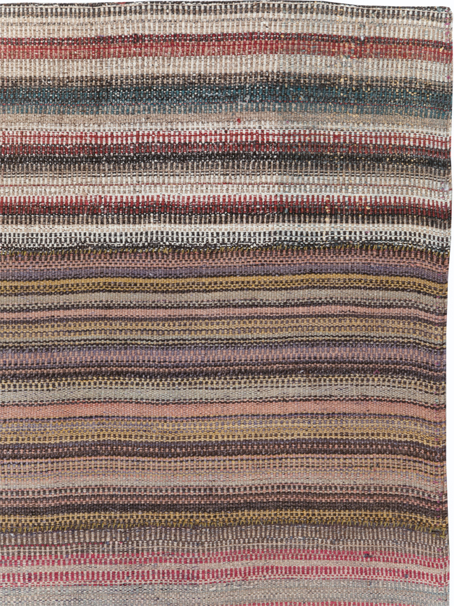 Vintage Persian Flatweave, No.28109 - Galerie Shabab