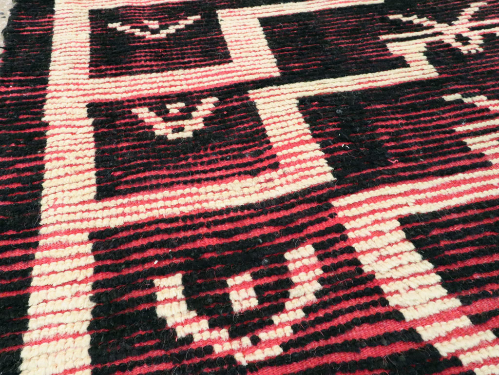 Vintage Turkish Tulu Accent Rug, No.28119 - Galerie Shabab