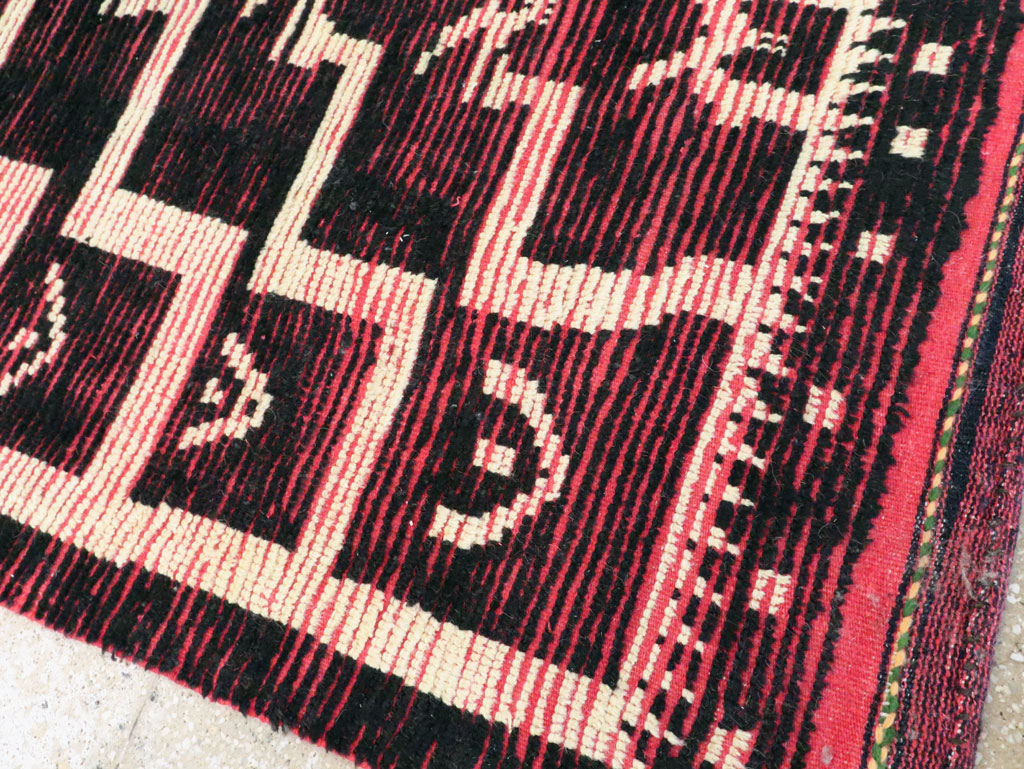 Vintage Turkish Tulu Accent Rug, No.28119 - Galerie Shabab