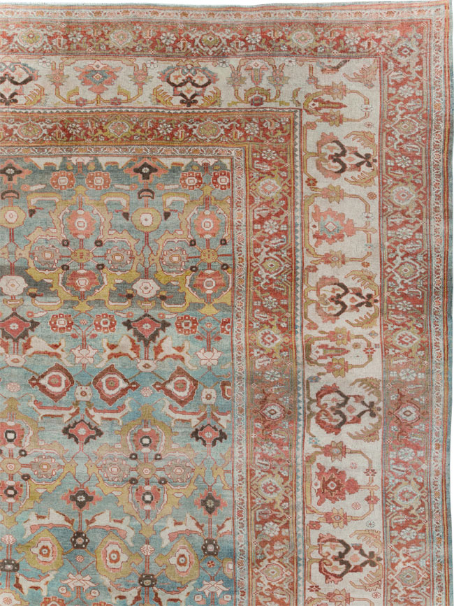 Antique Persian Bidjar Oversize Carpet, No.28121 - Galerie Shabab