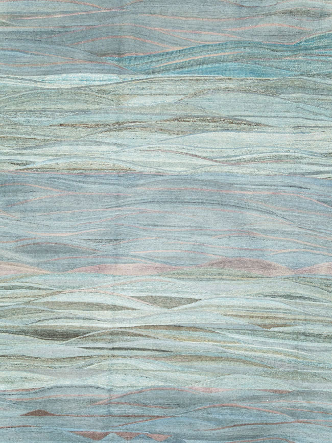 Modern Swedish Inspired Turkish Flatweave, No.28124 - Galerie Shabab