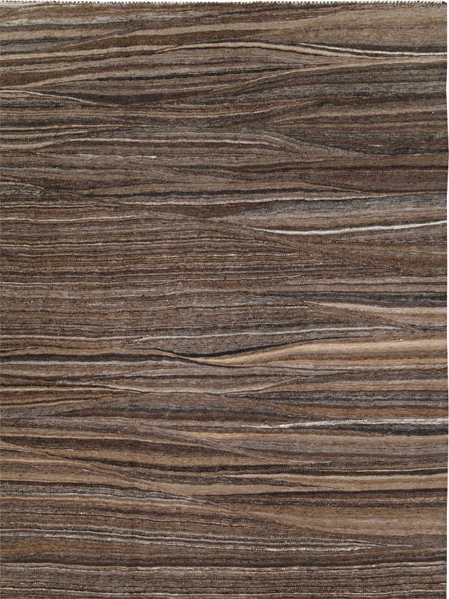 Modern Swedish Inspired Turkish Flatweave, No.28125 - Galerie Shabab