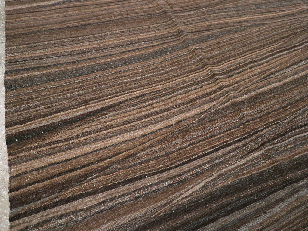 Modern Swedish Inspired Turkish Flatweave, No.28125 - Galerie Shabab