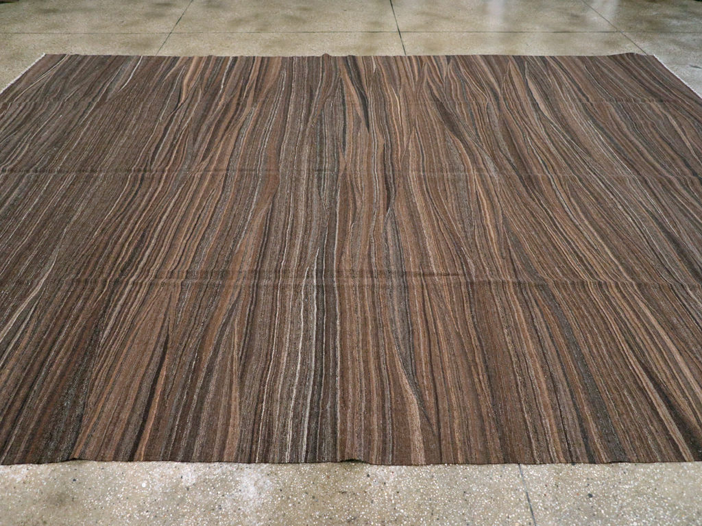 Modern Swedish Inspired Turkish Flatweave, No.28125 - Galerie Shabab