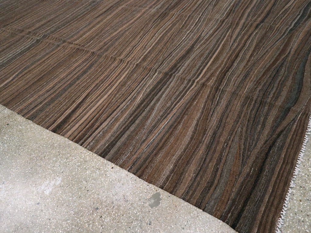 Modern Swedish Inspired Turkish Flatweave, No.28125 - Galerie Shabab