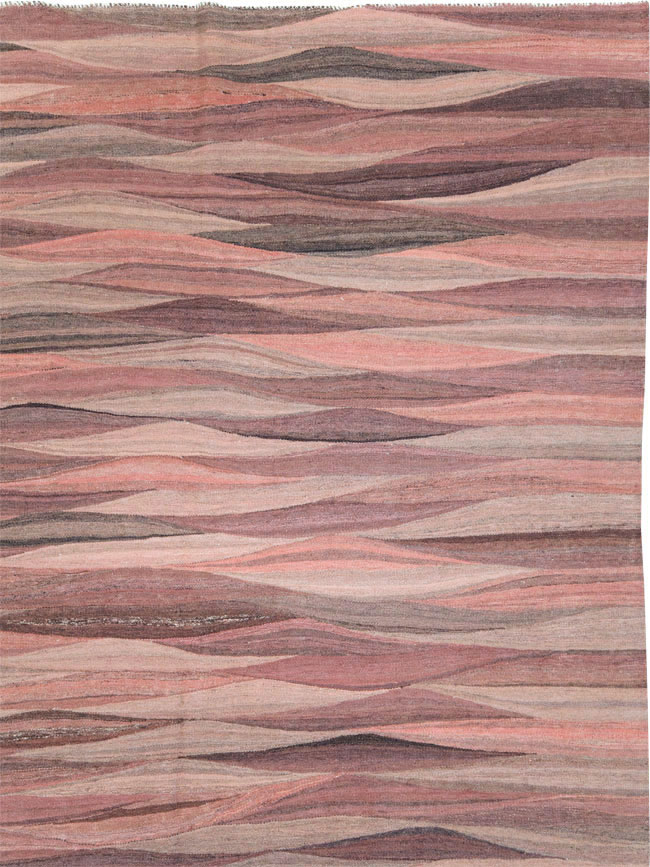 Modern Turkish Flatweave Kilim , No.28126 - Galerie Shabab