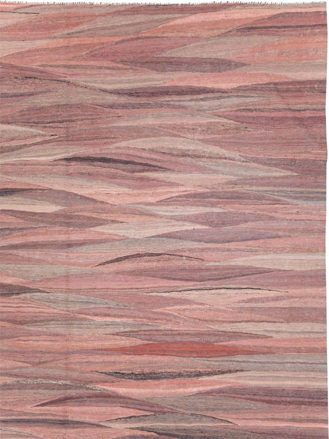 Modern Turkish Flatweave Kilim , No.28126 - Galerie Shabab