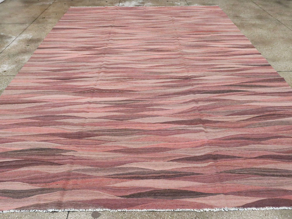 Modern Turkish Flatweave Kilim , No.28126 - Galerie Shabab