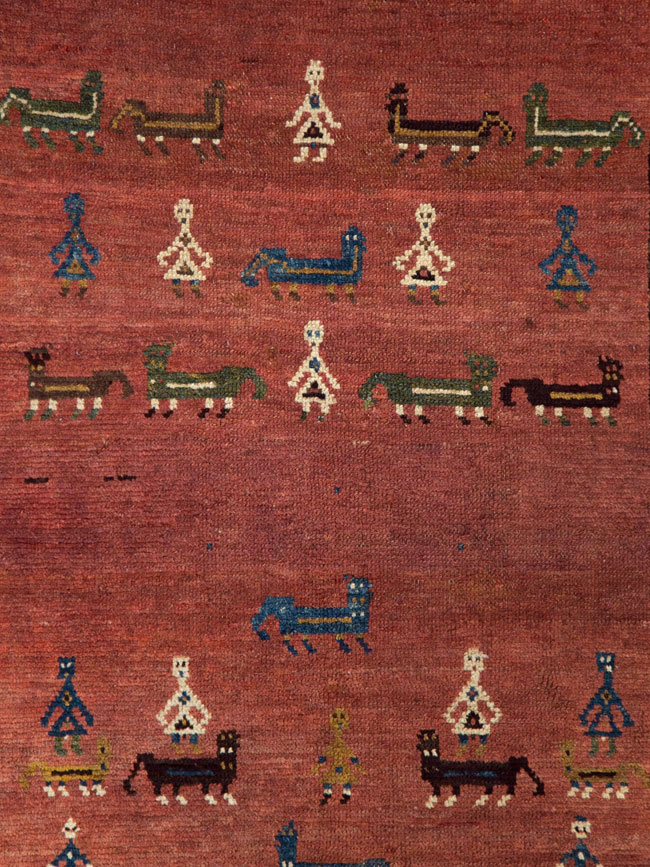Antique Persian Kurdish Runner, No.28128 - Galerie Shabab