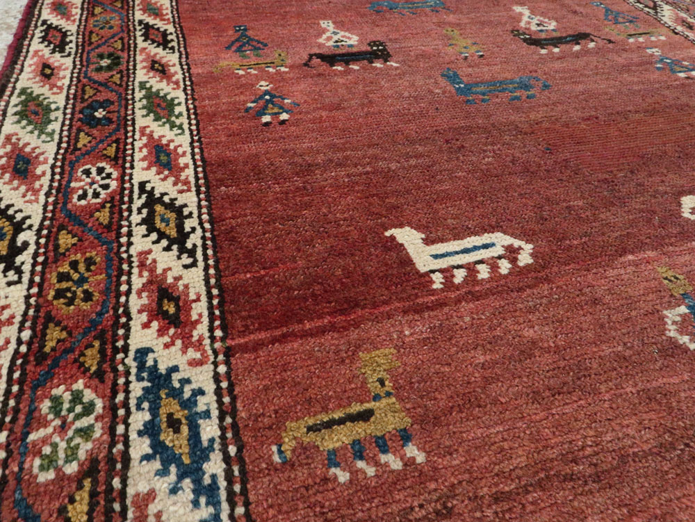 Antique Persian Kurdish Runner, No.28128 - Galerie Shabab