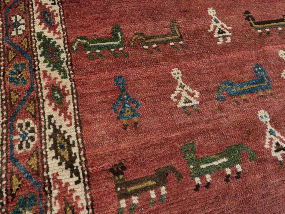Antique Persian Kurdish Runner, No.28128 - Galerie Shabab