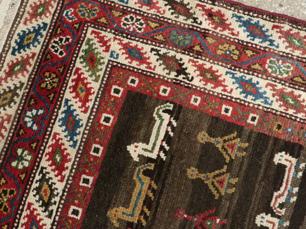 Antique Persian Kurdish Runner, No.28128 - Galerie Shabab