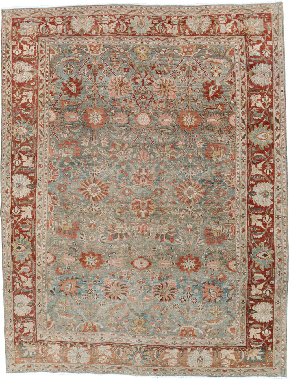 Antique Persian Sarouk Carpet, No.28132 - Galerie Shabab
