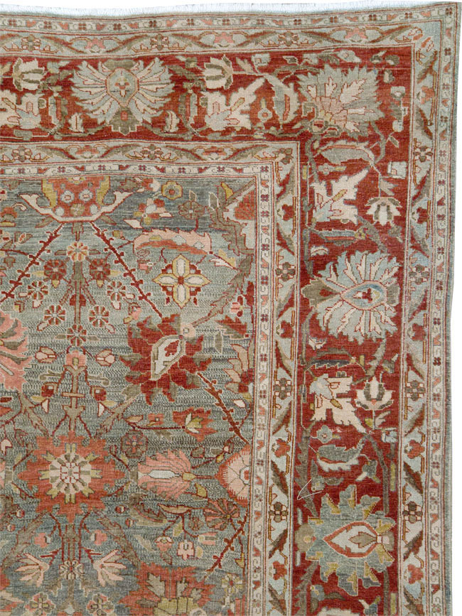 Antique Persian Sarouk Carpet, No.28132 - Galerie Shabab