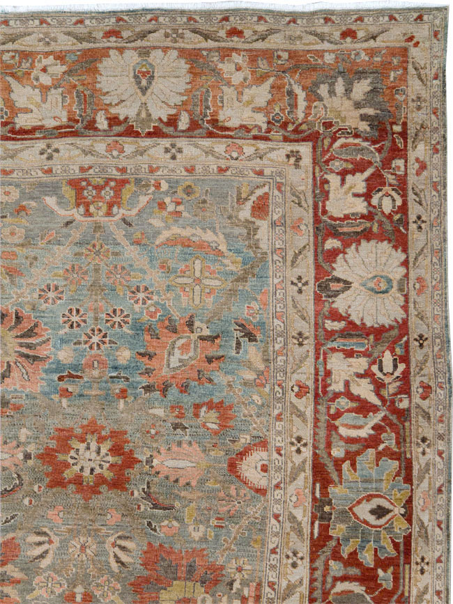 Antique Persian Sarouk Carpet, No.28132 - Galerie Shabab