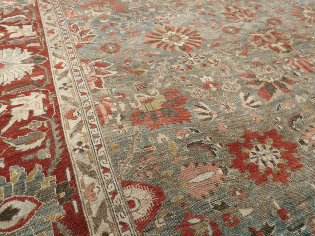 Antique Persian Sarouk Carpet, No.28132 - Galerie Shabab