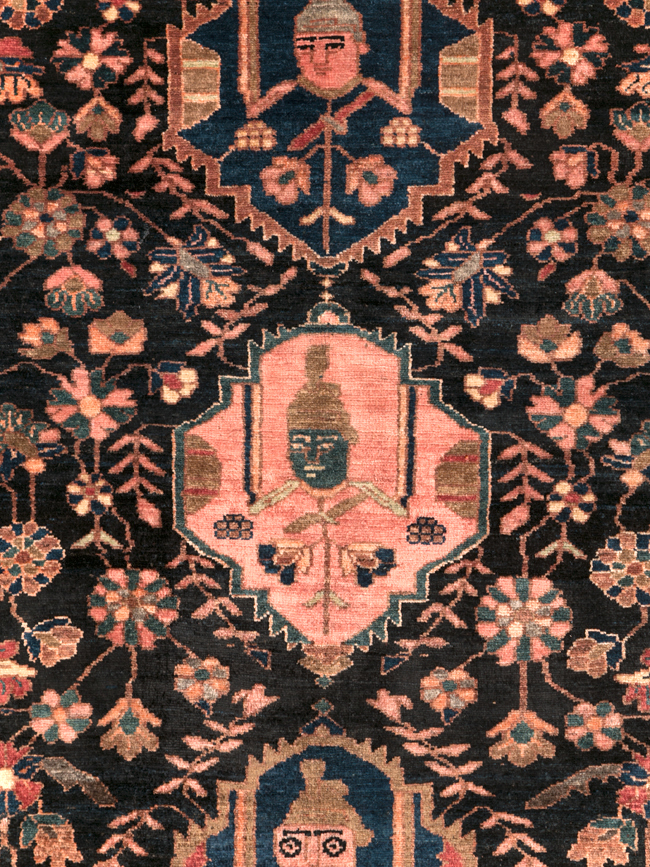 Antique Persian Pictorial Malayer Rug, No.28133 - Galerie Shabab