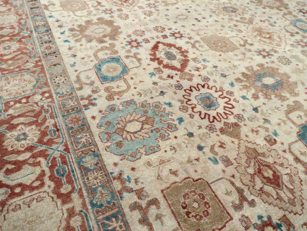 Antique Persian Tabriz Carpet, No.28134 - Galerie Shabab