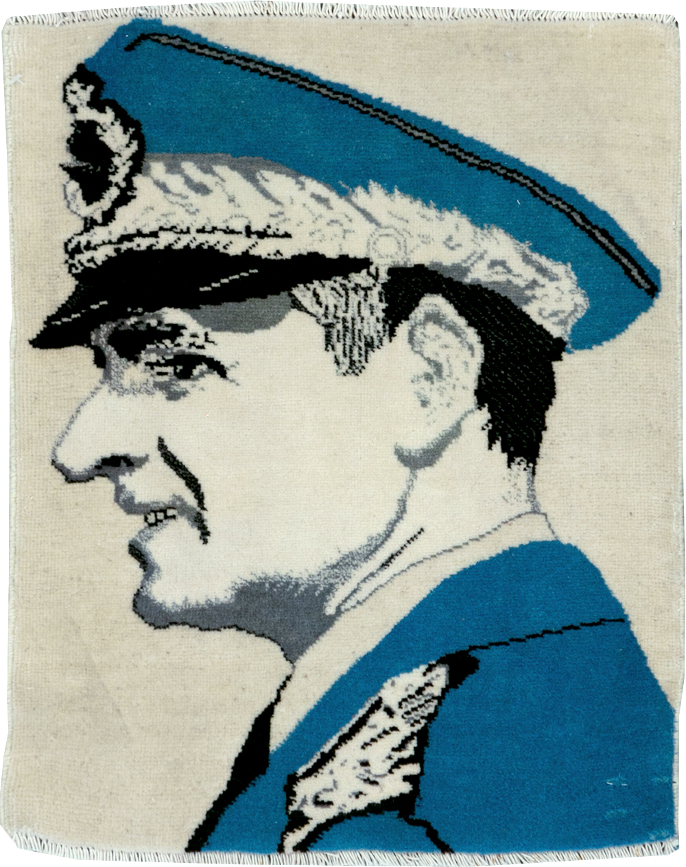 Vintage Persian Tabriz Pictorial Rug, No.28139 - Galerie Shabab