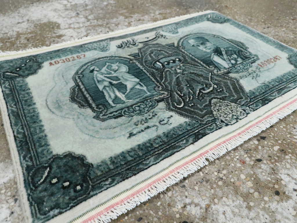 Modern Persian Tabriz Pictorial Rug, No.28143 - Galerie Shabab