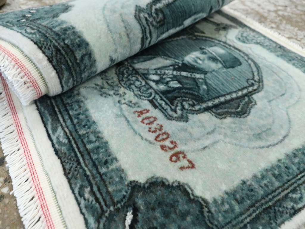 Modern Persian Tabriz Pictorial Rug, No.28143 - Galerie Shabab