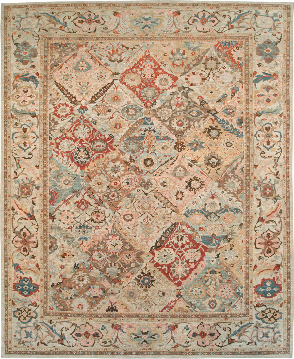 Modern Persian Sultanabad Oversize Carpet, No.28144 - Galerie Shabab