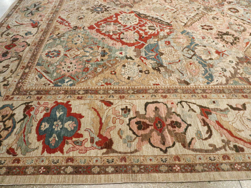 Modern Persian Sultanabad Oversize Carpet, No.28144 - Galerie Shabab