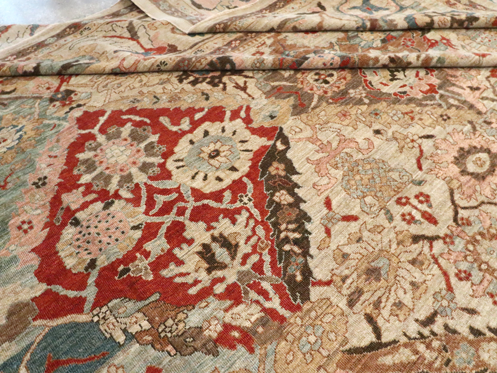 Modern Persian Sultanabad Oversize Carpet, No.28144 - Galerie Shabab