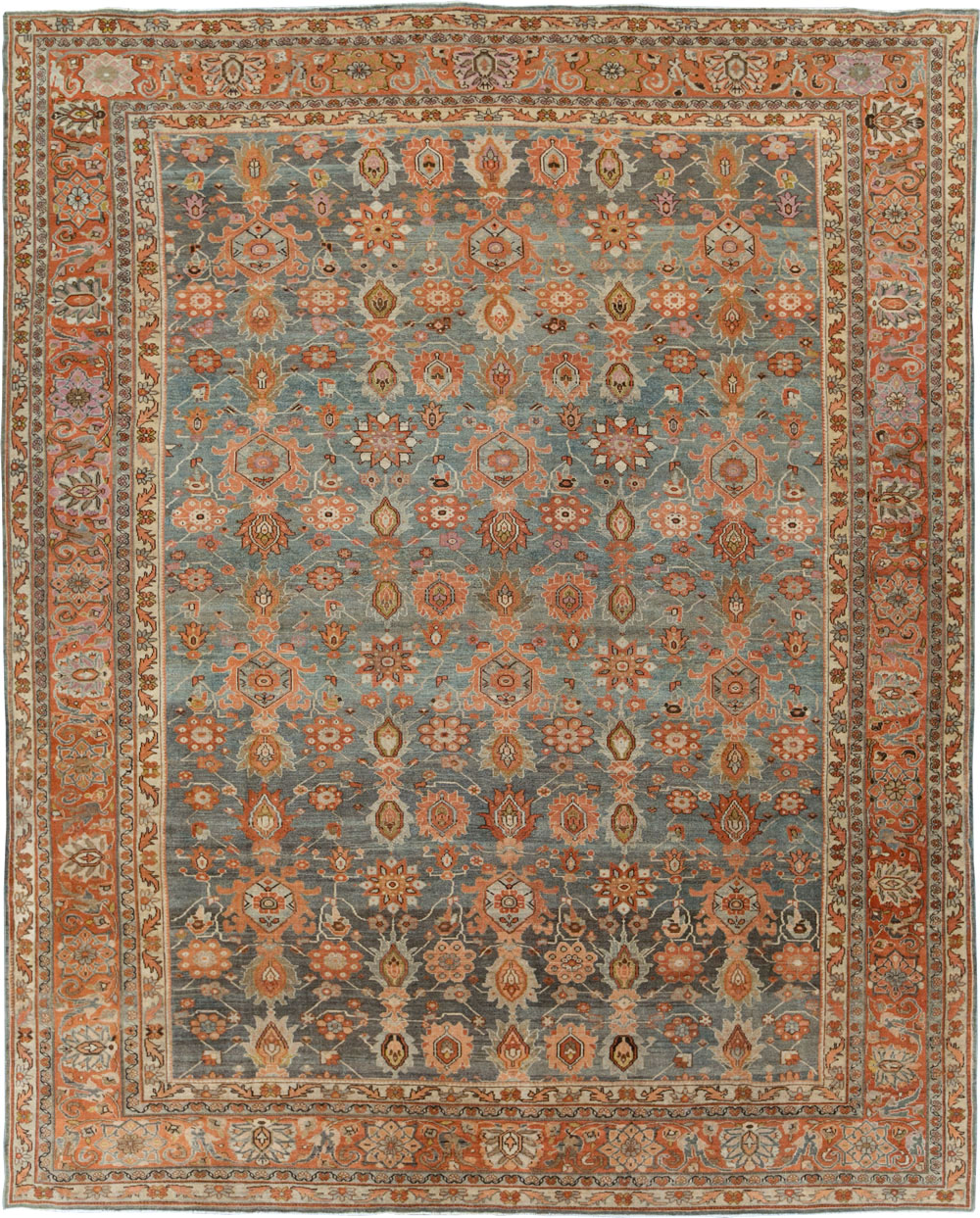 Antique Persian Malayer Room Size Carpet, No.28148 - Galerie Shabab