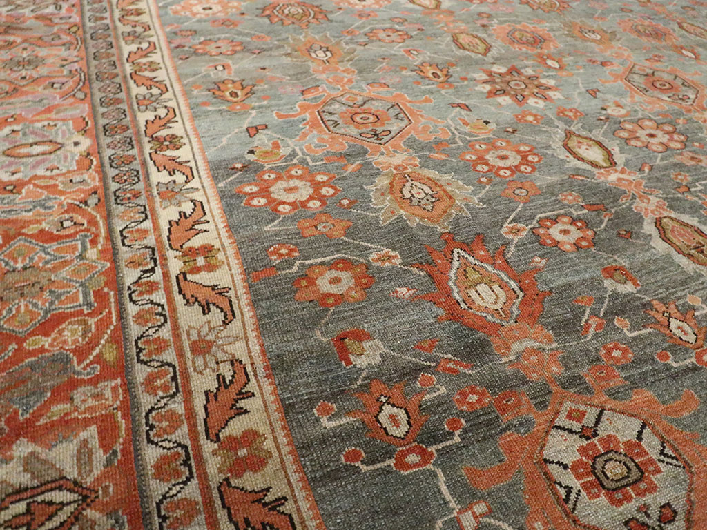 Antique Persian Malayer Room Size Carpet, No.28148 - Galerie Shabab
